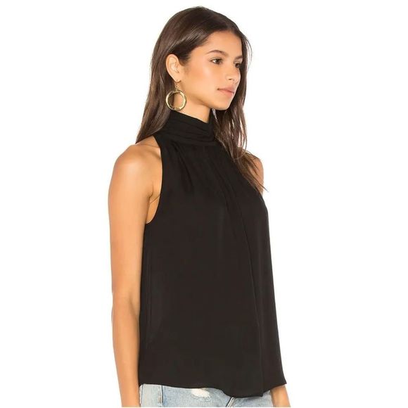 Joie Erola B High Neck Top in Black - Picture 2 of 7